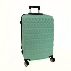 Bavy Keményhéjú bőrönd 24" Diamond, világoszöld
