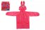 Detský plášť do dažďa s králikom veľkosť 110-120cm ružový