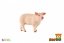 Porc domestic zooted plastic 10cm în pungă