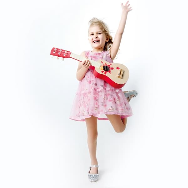 Dětská dřevěná kytara