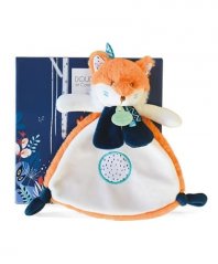 Coffret cadeau Doudou Tiwipi - renard en peluche 23 cm