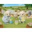 Set di fiori Sylvanian Families e fratelli Flora Rabbit