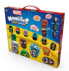 TM Toys Wooblies Marvel Fighting Arena con 2 Turbo Shooter