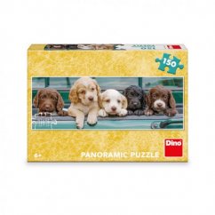 Puzzle DINO 150 Cachorros panorámico