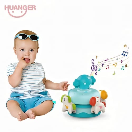 Hudební kolotoč tyrkysový