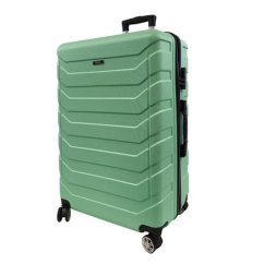 Bavy Valiză de călătorie cu carcasă rigidă 28"  Ribs Light green