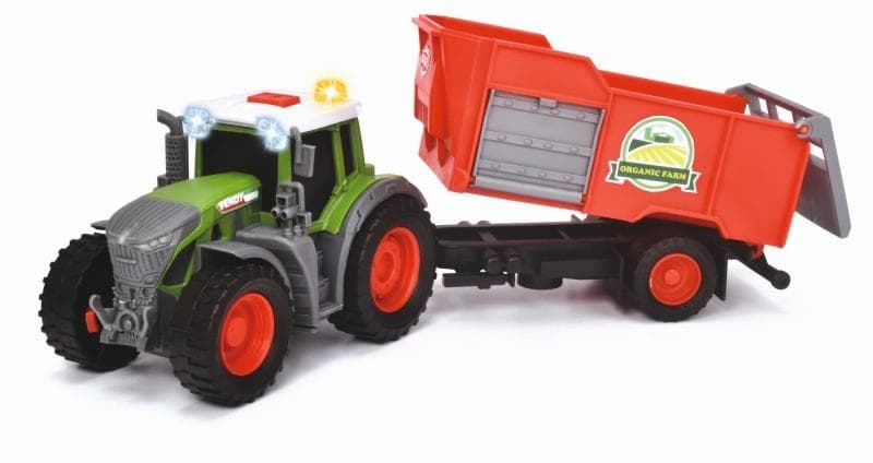 Traktor Fendt z przyczepą 26cm