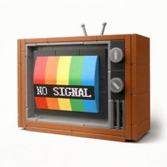 Stavebnice retro televizor