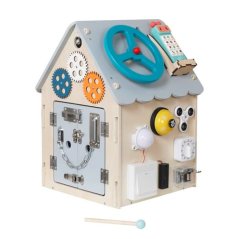 2Kids Toys Tevékenységtábla Kis ház szürke