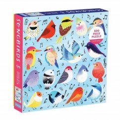 Mudpuppy Pájaros Cantores Puzzle 500 piezas