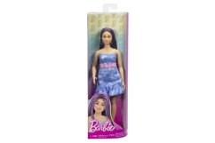 Barbie model - modré šaty s motýľmi HYT89 TV
