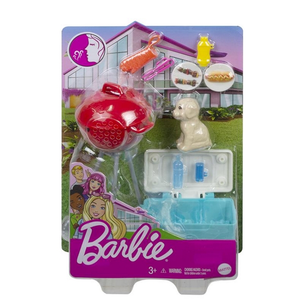 Barbie mini herní set s mazlíčkem