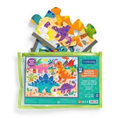 Puzzle Mudpuppy Dinosauri forti 12 pezzi