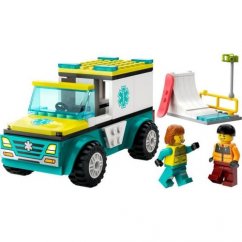 LEGO® City (60403) Ambulans i snowboardzista