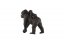 Gorille de montagne avec bébé zooted plastique 9cm