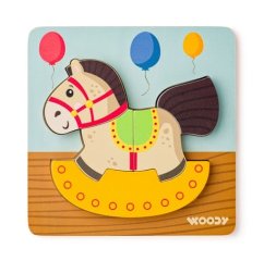 Puzzle Baby - Koń na biegunach