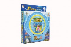 Game Fish/Fisherman műanyag 20x20cm 15 hal + 2 bot elemekkel