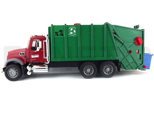 Bruder 2812 Nákladní auto MACK Granit popelář