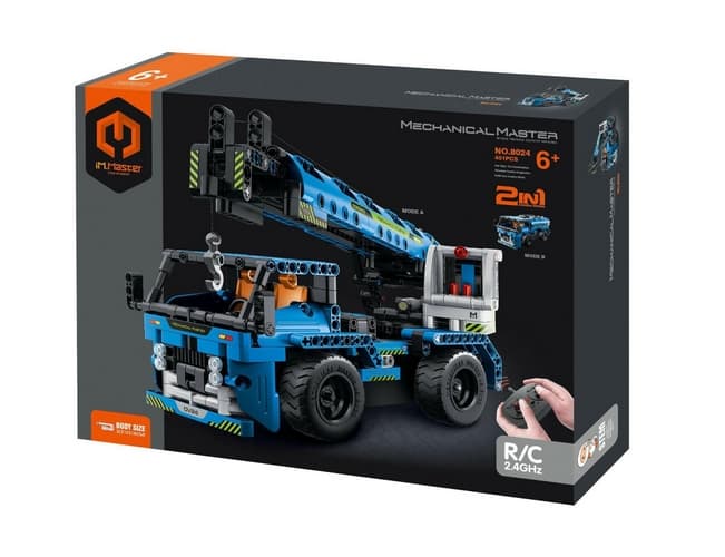 iM.MASTER 2w1plast 2.4GHz RC truck 401 części na baterie w pudełku