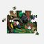 Mudpuppy Puzzle reversible Rainforest arriba y en el suelo 100 piezas