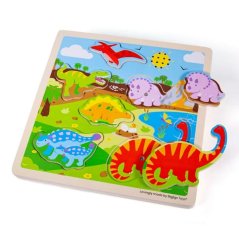 Bigjigs Toys Puzzle avec son Dinosaures