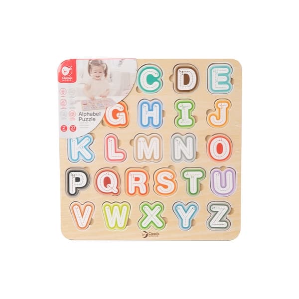 Classic World Vkládací puzzle abeceda