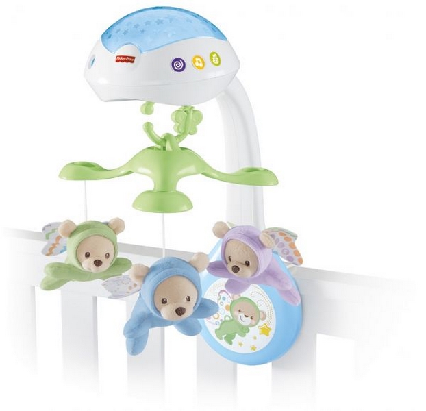 Fisher Price Nouveau carrousel au-dessus du berceau papillons