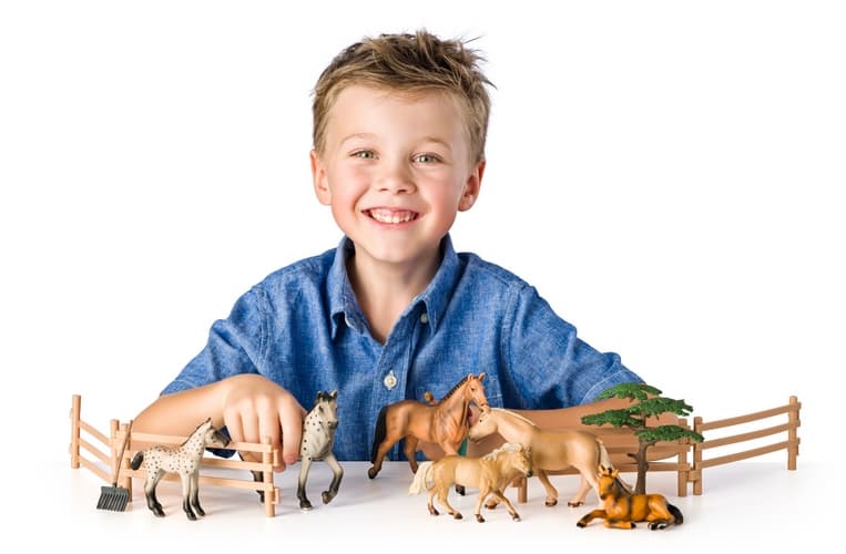 Sada koní s grošákem