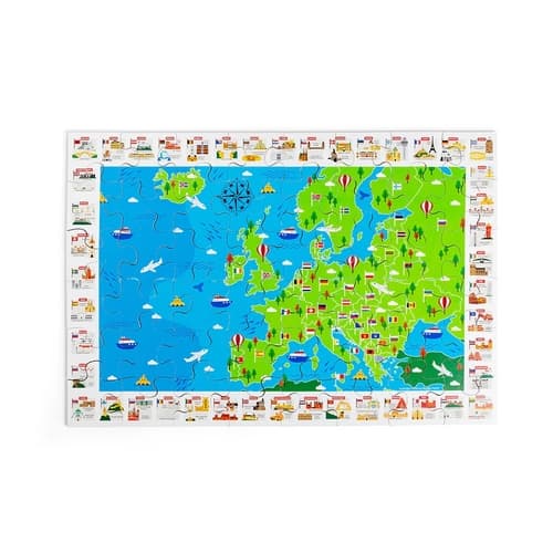 Bigjigs Toys Puzzle Monumenti europei