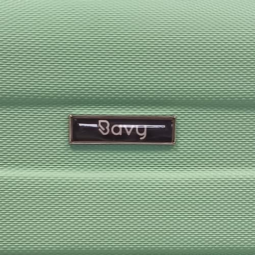Bavy Cestovní kufr skořepinový 28"  Ribs Light green