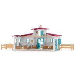 Schleich 42567 Stajňa s príslušenstvom pri jazere