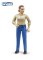 BWORLD 60408 Figurka žena - modré kalhoty