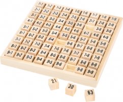 Herramientas escolares para pies pequeños Cubos de multiplicación pequeños