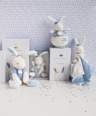 Zestaw upominkowy Doudou - Pluszowy królik marynarz grający melodię 14 cm
