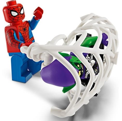 LEGO® Marvel (76279) Spider- Manovo závodní auto a Venom Zelený goblin