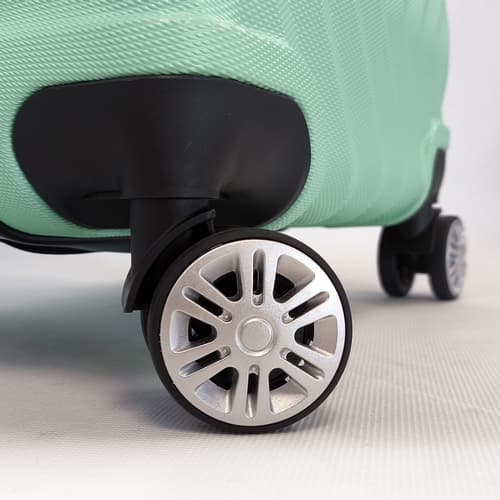 Bavy Cestovní kufr skořepinový 28" Waves Light green