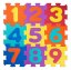 Numerele de spumă de puzzle