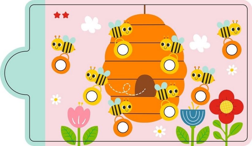 2Kids Toys Magnetická hra Třídění barev s dinosaurem