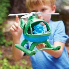 Hélicoptère Green Toys Bleu