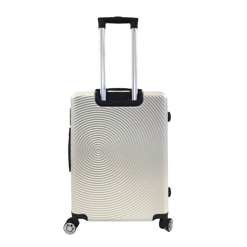 Bavy Cestovní kufr skořepinový 24" Circle White