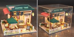 Maison miniature pour les enfants L'heure du café