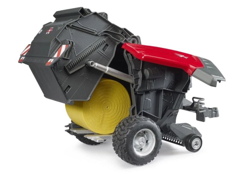 Bruder 2039 Lis na kulaté balíky Massey Ferguson RB 4180V