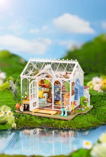 RoboTime 3D drevené puzzle Dream Garden House
