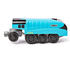 Bigjigs Rail Lokomotywa elektryczna Mallard Blue