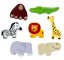 2Kids Toys Dřevěné puzzle Safari propojitelné