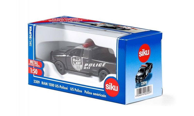 SIKU Super 2309 - Voiture Police US Douge RAM 1500 1:50