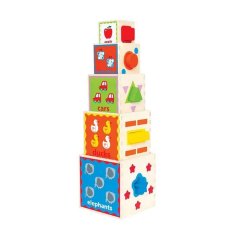 Kostky pyramida s vkládacími tvary
