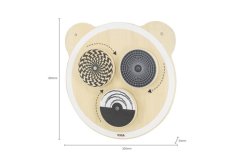 Drevené nástenné hracie kruhy