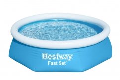 Nafukovací bazén Bestway Fast Set, kartušová filtrace 244x61cm