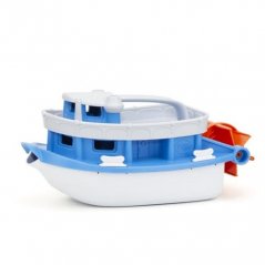 Jucării verzi Barca de jucării albastru și alb
